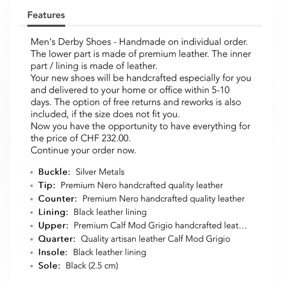 Girotti MEN'S DERBY SHOES 5370 Size 44 (US 11) - Picture 10 of 10